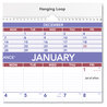 A Picture of product AAG-PM628 AT-A-GLANCE® Three-Month Wall Calendar 15.5 x 22.75, White Sheets, 12-Month (Jan to Dec): 2025