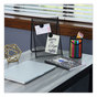 A Picture of product UNV-39711 Universal™ Comfort Grip® Retractable Gel Ink Roller Ball Pen Medium 0.7 mm, Blue Gray/Blue/Silver Barrel, Dozen