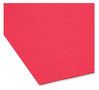 A Picture of product SMD-11983 Smead™ SuperTab® Colored File Folders 1/3-Cut Tabs: Assorted, Letter Size, 0.75" Expansion, 11-pt Stock, Red, 100/Box