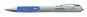 A Picture of product UNV-39711 Universal™ Comfort Grip® Retractable Gel Ink Roller Ball Pen Medium 0.7 mm, Blue Gray/Blue/Silver Barrel, Dozen
