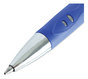 A Picture of product UNV-39711 Universal™ Comfort Grip® Retractable Gel Ink Roller Ball Pen Medium 0.7 mm, Blue Gray/Blue/Silver Barrel, Dozen