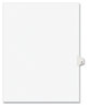 A Picture of product AVE-01416 Avery® Preprinted Style Legal Dividers Exhibit Side Tab Index 26-Tab, P, 11 x 8.5, White, 25/Pack, (1416)