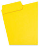 A Picture of product SMD-11984 Smead™ SuperTab® Colored File Folders 1/3-Cut Tabs: Assorted, Letter Size, 0.75" Expansion, 11-pt Stock, Yellow, 100/Box