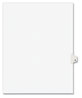 A Picture of product AVE-01417 Avery® Preprinted Style Legal Dividers Exhibit Side Tab Index 26-Tab, Q, 11 x 8.5, White, 25/Pack, (1417)