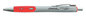 A Picture of product UNV-39712 Universal™ Comfort Grip® Retractable Gel Ink Roller Ball Pen Medium 0.7 mm, Red Gray/Red/Silver Barrel, Dozen