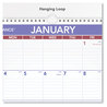 A Picture of product AAG-PMLM0228 AT-A-GLANCE® Erasable Wall Calendar 12 x 17, White Sheets, 12-Month (Jan to Dec): 2024
