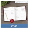 A Picture of product AAG-SD37413 AT-A-GLANCE® Standard Diary® Daily 2024 Edition, Medium/College Rule, Red Cover, (200) 9.5 x 7.5 Sheets
