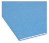 A Picture of product SMD-12010 Smead™ Reinforced Top Tab Colored File Folders Straight Tabs, Letter Size, 0.75" Expansion, Blue, 100/Box