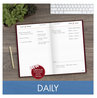 A Picture of product AAG-SD37613 AT-A-GLANCE® Standard Diary® Daily 2024 Edition, Wide/Legal Rule, Red Cover, (200) 12 x 7.75 Sheets