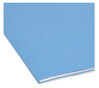 A Picture of product SMD-12034 Smead™ Reinforced Top Tab Colored File Folders 1/3-Cut Tabs: Assorted, Letter Size, 0.75" Expansion, Blue, 100/Box