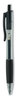 A Picture of product UNV-39912 Universal™ Comfort Grip® Clear Barrel Retractable Gel Ink Roller Ball Pen Medium 0.7 mm, Black Clear/Black Dozen