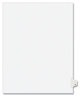 A Picture of product AVE-01425 Avery® Preprinted Style Legal Dividers Exhibit Side Tab Index 26-Tab, Y, 11 x 8.5, White, 25/Pack, (1425)