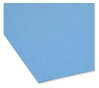 A Picture of product SMD-12043 Smead™ Colored File Folders 1/3-Cut Tabs: Assorted, Letter Size, 0.75" Expansion, Blue, 100/Box