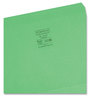 A Picture of product SMD-12110 Smead™ Reinforced Top Tab Colored File Folders Straight Tabs, Letter Size, 0.75" Expansion, Green, 100/Box