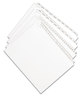 A Picture of product AVE-01700 Avery® Preprinted Legal Exhibit Index Tab Dividers with Black and White Tabs Side Allstate Style, 26-Tab, A to Z, 11 x 8.5, 1 Set, (1700)