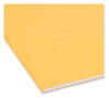 A Picture of product SMD-12234 Smead™ Reinforced Top Tab Colored File Folders 1/3-Cut Tabs: Assorted, Letter Size, 0.75" Expansion, Goldenrod, 100/Box