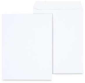 Universal® Peel Seal Strip Catalog Envelope #13 1/2, Square Flap, Self-Adhesive Closure, 10 x 13, White, 100/Box