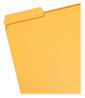 A Picture of product SMD-12234 Smead™ Reinforced Top Tab Colored File Folders 1/3-Cut Tabs: Assorted, Letter Size, 0.75" Expansion, Goldenrod, 100/Box