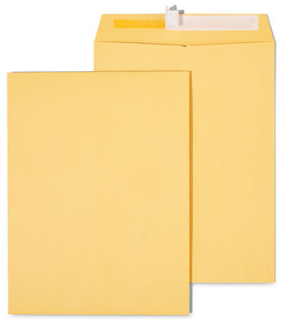 Universal® Peel Seal Strip Catalog Envelope #10 1/2, Square Flap, Self-Adhesive Closure, 9 x 12, Natural Kraft, 100/Box