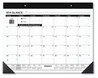 A Picture of product AAG-SK2200 AT-A-GLANCE® Monthly Refillable Desk Pad 22 x 17, White Sheets, Black Binding, Corners, 12-Month (Jan to Dec): 2025