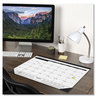 A Picture of product AAG-SK2400 AT-A-GLANCE® Ruled Desk Pad 22 x 17, White Sheets, Black Binding, Corners, 12-Month (Jan to Dec): 2025