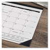 A Picture of product AAG-SK2400 AT-A-GLANCE® Ruled Desk Pad 22 x 17, White Sheets, Black Binding, Corners, 12-Month (Jan to Dec): 2025