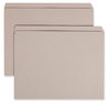 A Picture of product SMD-12310 Smead™ Reinforced Top Tab Colored File Folders Straight Tabs, Letter Size, 0.75" Expansion, Gray, 100/Box