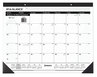 A Picture of product AAG-SK2400 AT-A-GLANCE® Ruled Desk Pad 22 x 17, White Sheets, Black Binding, Corners, 12-Month (Jan to Dec): 2025