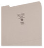 A Picture of product SMD-12334 Smead™ Reinforced Top Tab Colored File Folders 1/3-Cut Tabs: Assorted, Letter Size, 0.75" Expansion, Gray, 100/Box