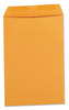 A Picture of product UNV-40105 Universal® Catalog Envelope 24 lb Bond Weight Kraft, #1, Square Flap, Gummed Closure, 6 x 9, Brown 500/Box