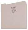 A Picture of product SMD-12343 Smead™ Colored File Folders 1/3-Cut Tabs: Assorted, Letter Size, 0.75" Expansion, Gray, 100/Box