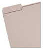 A Picture of product SMD-12343 Smead™ Colored File Folders 1/3-Cut Tabs: Assorted, Letter Size, 0.75" Expansion, Gray, 100/Box