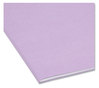 A Picture of product SMD-12410 Smead™ Reinforced Top Tab Colored File Folders Straight Tabs, Letter Size, 0.75" Expansion, Lavender, 100/Box