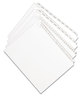 A Picture of product AVE-01704 Avery® Preprinted Legal Exhibit Index Tab Dividers with Black and White Tabs Side Allstate Style, 25-Tab, 76 to 100, 11 x 8.5, 1 Set, (1704)