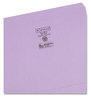 A Picture of product SMD-12410 Smead™ Reinforced Top Tab Colored File Folders Straight Tabs, Letter Size, 0.75" Expansion, Lavender, 100/Box