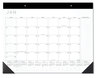 A Picture of product AAG-SK24X00 AT-A-GLANCE® Contemporary Monthly Desk Pad 22 x 17, White Sheets, Black Binding/Corners,12-Month (Jan to Dec): 2024