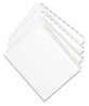 A Picture of product AVE-01705 Avery® Preprinted Legal Exhibit Index Tab Dividers with Black and White Tabs Side Allstate Style, 25-Tab, 101 to 125, 11 x 8.5, 1 Set, (1705)