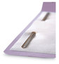 A Picture of product SMD-12440 Smead™ Top Tab Colored Fastener Folders 0.75" Expansion, 2 Fasteners, Letter Size, Lavender Exterior, 50/Box