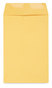 A Picture of product UNV-40165 Universal® Catalog Envelope 28 lb Bond Weight Kraft, #1 3/4, Square Flap, Gummed Closure, 6.5 x 9.5, Brown 500/Box