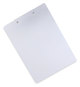 A Picture of product UNV-40301 Universal® Aluminum Clipboard with Low Profile Clip 0.5" Capacity, Holds 8.5 x 11 Sheets,