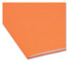 A Picture of product SMD-12510 Smead™ Reinforced Top Tab Colored File Folders Straight Tabs, Letter Size, 0.75" Expansion, Orange, 100/Box