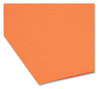 A Picture of product SMD-12510 Smead™ Reinforced Top Tab Colored File Folders Straight Tabs, Letter Size, 0.75" Expansion, Orange, 100/Box