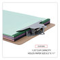 A Picture of product UNV-40304 Universal® Hardboard Clipboard 1.25" Clip Capacity, Holds 8.5 x 11 Sheets, Brown