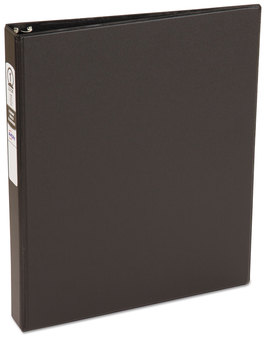 Avery® Economy Non-View Binder with Round Rings 3 1" Capacity, 11 x 8.5, Black, (3301)
