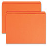 A Picture of product SMD-12510 Smead™ Reinforced Top Tab Colored File Folders Straight Tabs, Letter Size, 0.75" Expansion, Orange, 100/Box