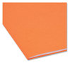 A Picture of product SMD-12534 Smead™ Reinforced Top Tab Colored File Folders 1/3-Cut Tabs: Assorted, Letter Size, 0.75" Expansion, Orange, 100/Box