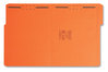 A Picture of product SMD-12540 Smead™ Top Tab Colored Fastener Folders 0.75" Expansion, 2 Fasteners, Letter Size, Orange Exterior, 50/Box