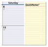 A Picture of product AAG-SK70000 AT-A-GLANCE® QuickNotes® Desk Pad 22 x 17, White/Blue/Yellow Sheets, Black Binding, Clear Corners, 13-Month (Jan to Jan): 2024 2025