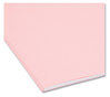 A Picture of product SMD-12610 Smead™ Reinforced Top Tab Colored File Folders Straight Tabs, Letter Size, 0.75" Expansion, Pink, 100/Box