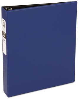 Avery® Economy Non-View Binder with Round Rings 3 1.5" Capacity, 11 x 8.5, Blue, (3400)